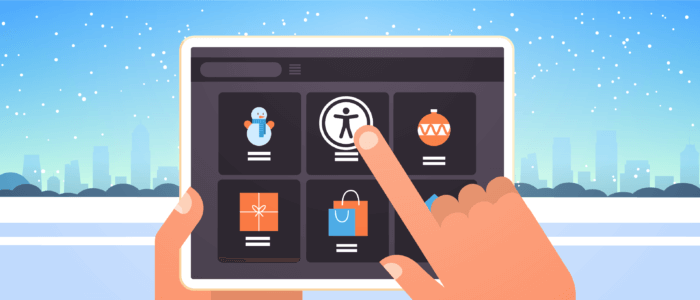 accessibility and holiday shopping