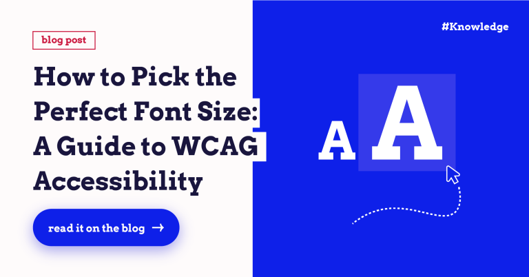 What is the Minimum Font Size for WCAG